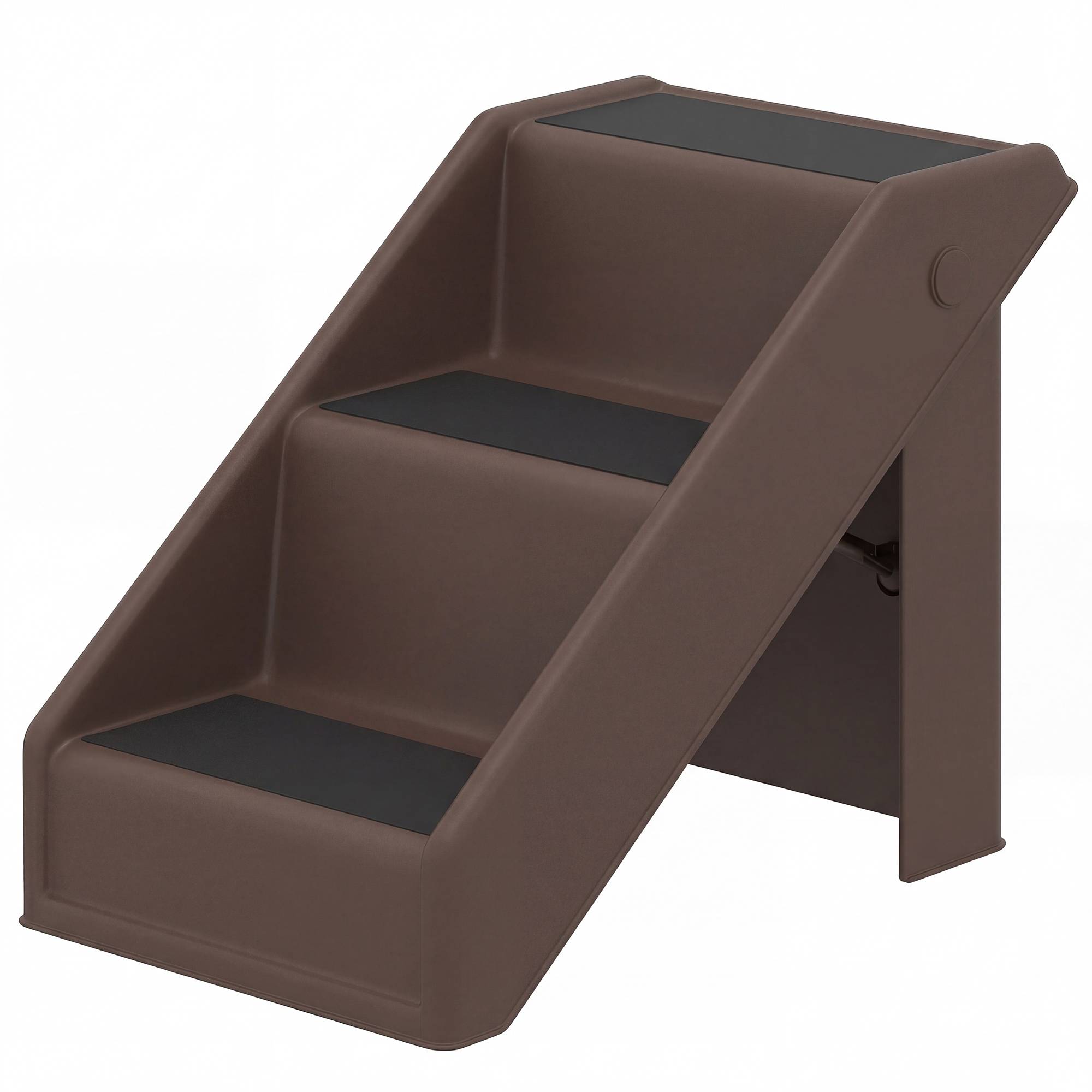 Sans Marque - Escalier 3 marches 36,5cm, petit chien, pliable, lit/canapé/voiture, marron - Image 2
