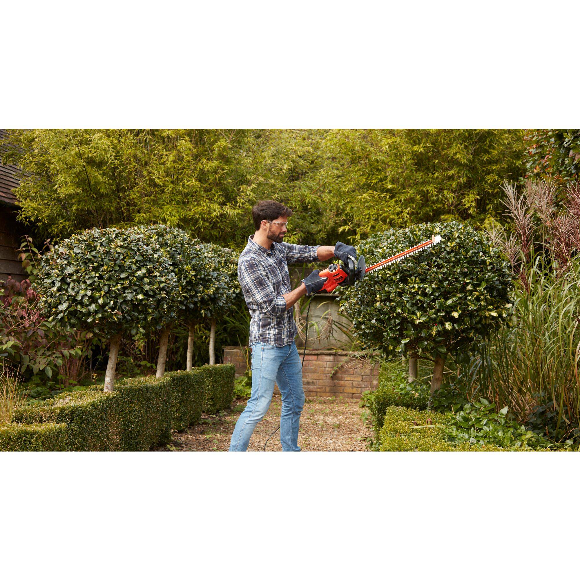 Taille-haies 500W, 50cm longeur de lame, BLACK+DECKER BEHTS301-QS - Image 4