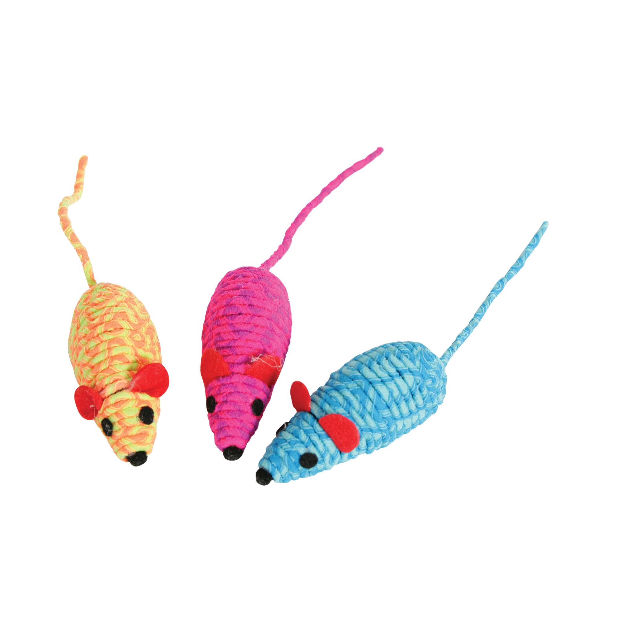 Zolux - Souris en élastiques colorée pour chat ZOLUX - Image 2