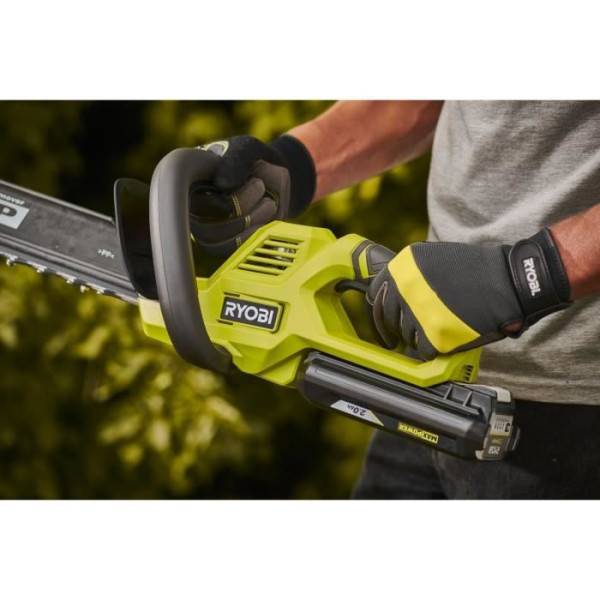 Taille-haies - RYOBI - 36 V - Lames 60 cm - Ecartement 26 mm - Fonction scie - 1 batterie lithium+ 36V 2,0 Ah et 1 chargeur 1,7 - Image 3