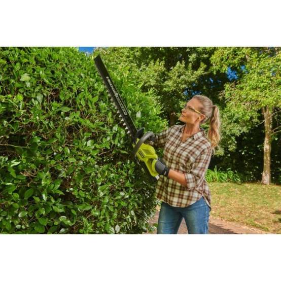 Taille-haies - RYOBI - 36 V - Lames 60 cm - Ecartement 26 mm - Fonction scie - 1 batterie lithium+ 36V 2,0 Ah et 1 chargeur 1,7 - Image 5