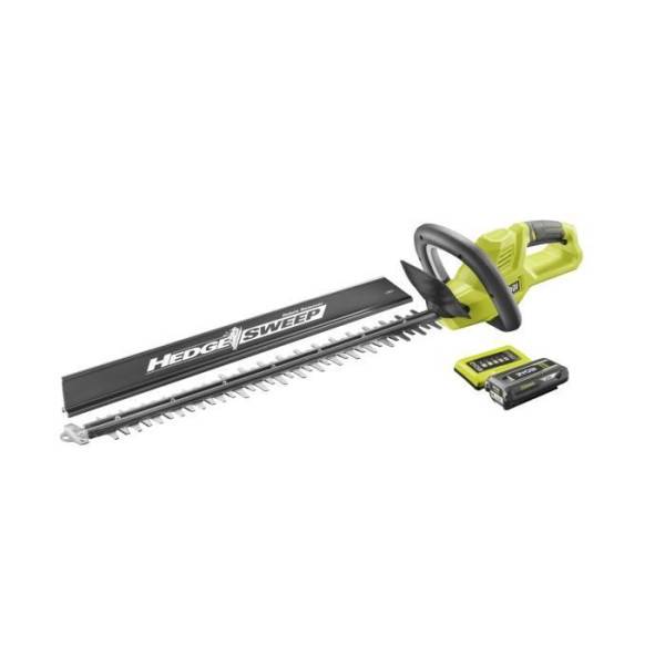 Taille-haies - RYOBI - 36 V - Lames 60 cm - Ecartement 26 mm - Fonction scie - 1 batterie lithium+ 36V 2,0 Ah et 1 chargeur 1,7