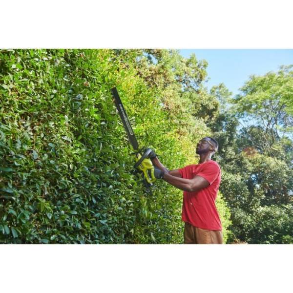 Taille-haies - RYOBI - 36 V - Lames 60 cm - Ecartement 26 mm - Fonction scie - 1 batterie lithium+ 36V 2,0 Ah et 1 chargeur 1,7 - Image 2
