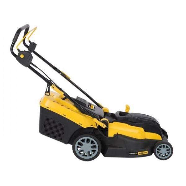 Tondeuse a Gazon Gazon Électrique POWERPLUS POWXG6281 - 2000W, 420mm Ø, Ramassage, Mulching, Éjection Arriere - Image 4