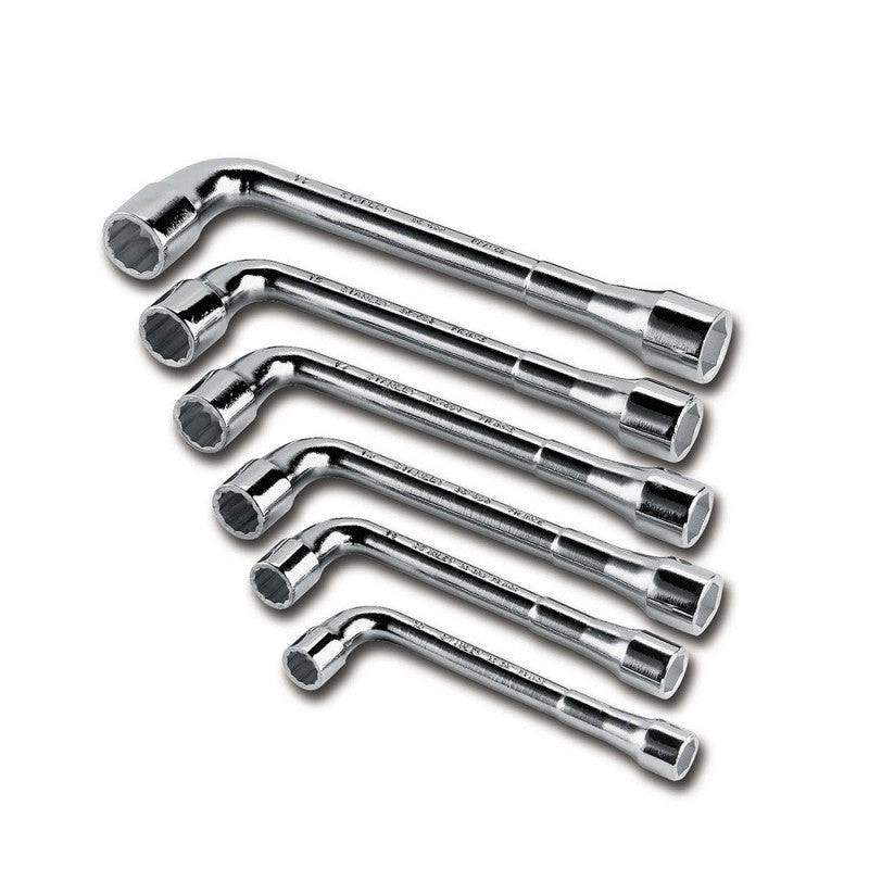 stanley - Jeu de 6 clés à pipe débouchée STANLEY  0-86-699  6x6 pans Stanley
