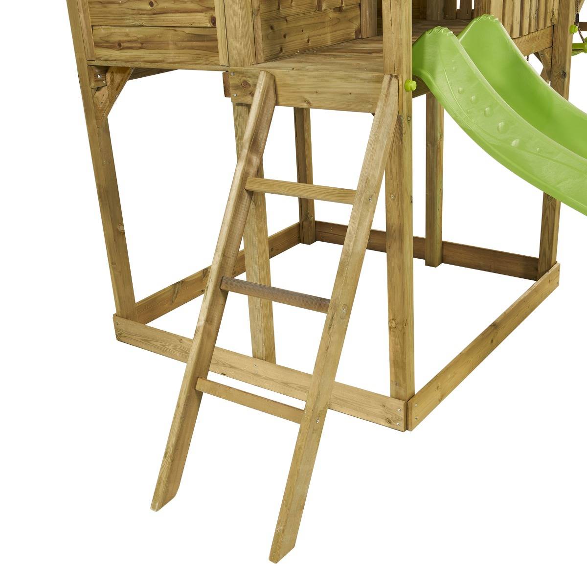 Kangui - Aire de jeux bois - balançoires, toboggan, cabane et balcon WAPITI Kangui - Image 7