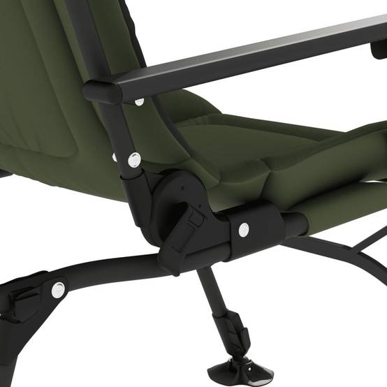 Chaise de pêche pliable acier et tissu vert et noir 61 x 92 x 100 cm - PANGIVO - Image 8