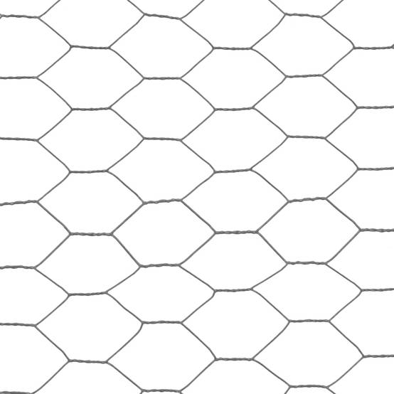 Grillage Jardin Solide Acier Enrobé PVC Poulailler 50mm 25x0,5m Gris - ComfortXL Outdoor Living - Image 4