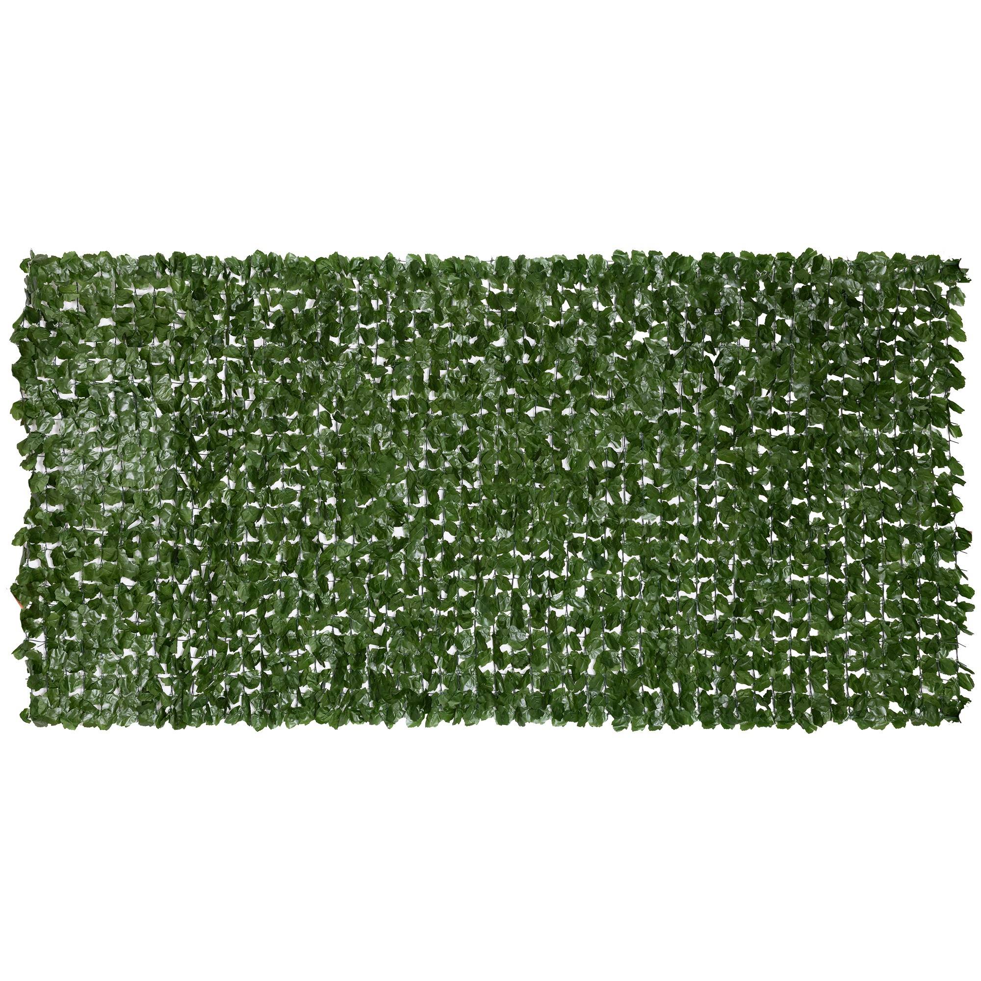 ComfortXL - Haie artificielle brise-vue PE 3 x 1,5 m vert extérieur feuillage lierre anti-UV - ComfortXL Outdoor Living - Image 1
