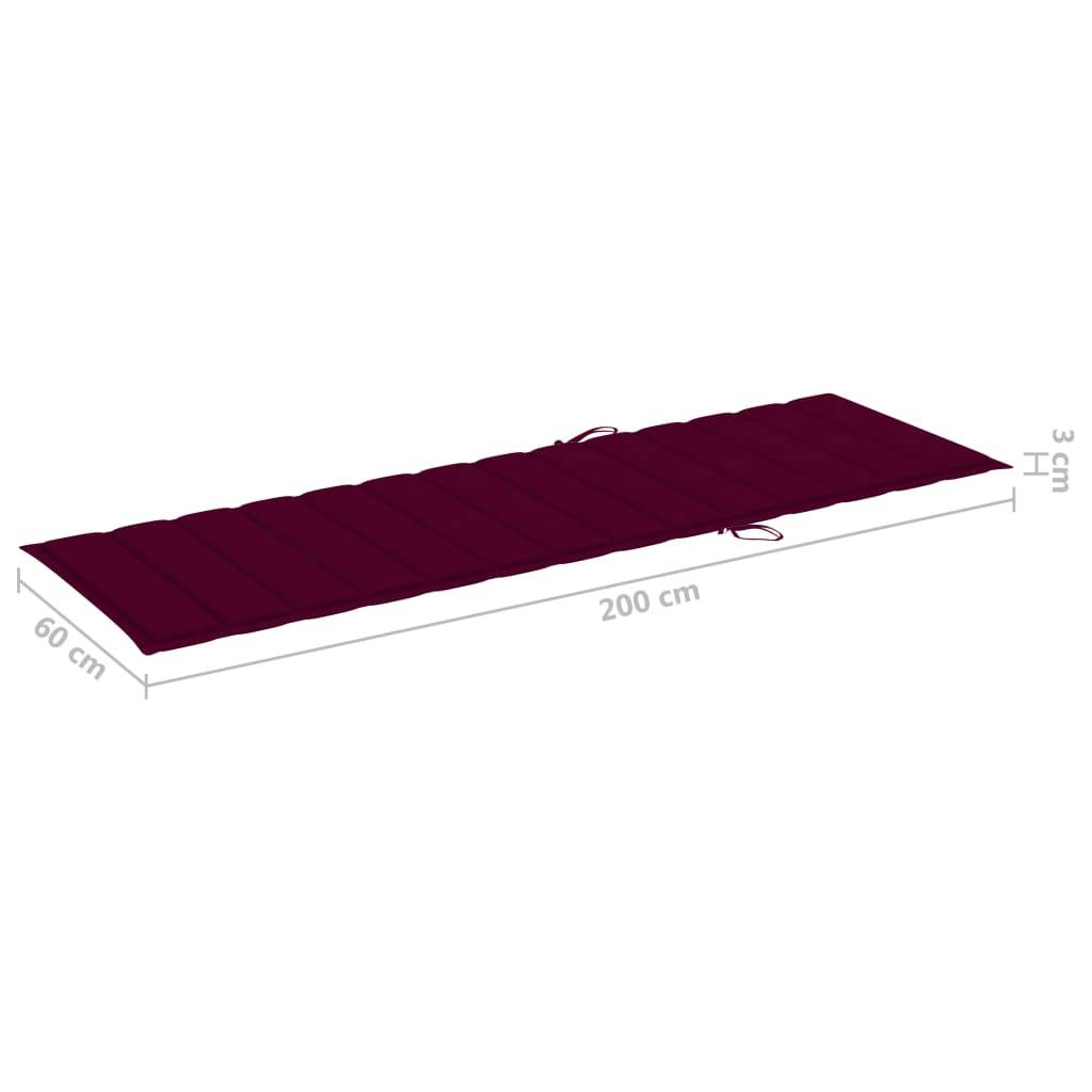 PANGIVO - Chaise longue de jardin 2 places bois d'acacia 200 x 118/123 x 30/62/76/85 cm, Violet - PANGIVO - Image 7