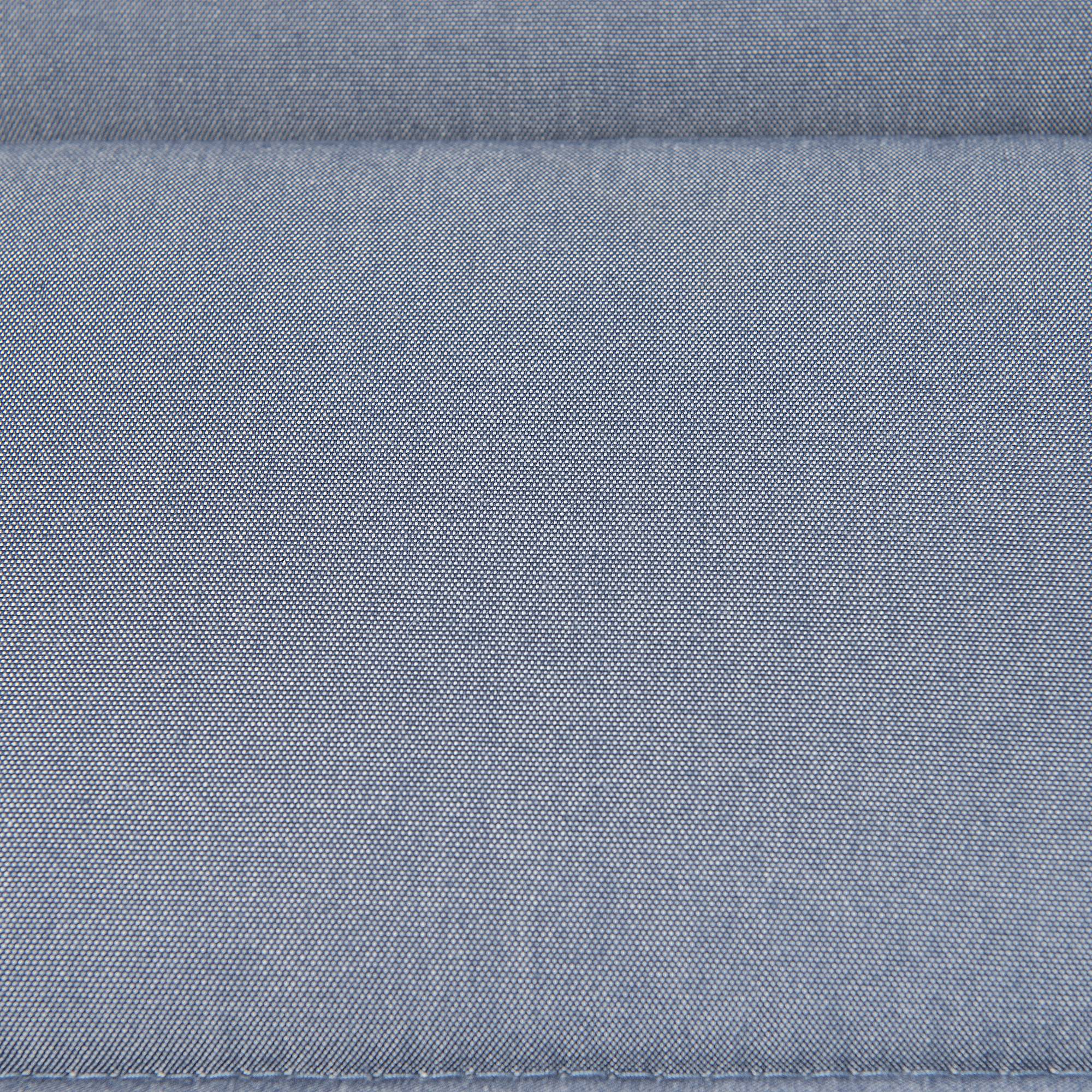 Beliani - Coussin pour chaise longue Brescia 60 x 180 cm en Tissu Imperméabe Bleu Beliani - Image 8