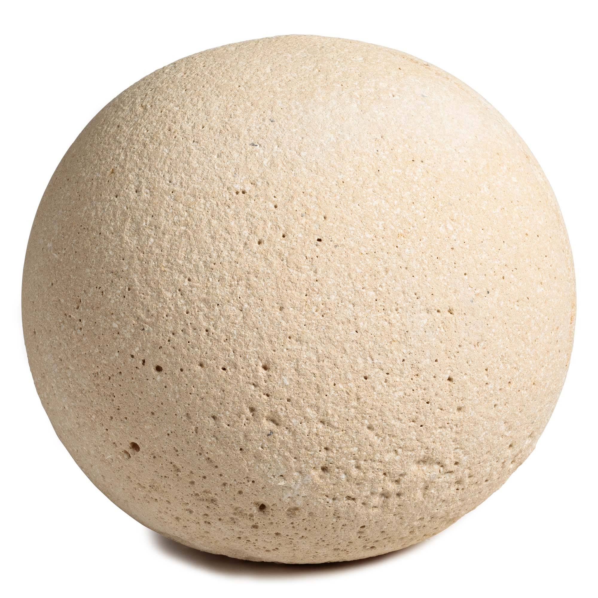 RO'MA Nature - Boule décorative en pierre bouchardée D.40 cm - RO'MA NATURE - Image 1