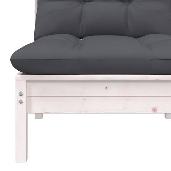 Prolenta Premium - Banc de jardin Blanc 64 X 64 cm - Prolenta Premium - Image 4