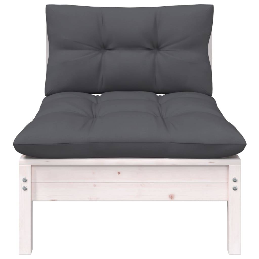 Prolenta Premium - Banc de jardin Blanc 64 X 64 cm - Prolenta Premium - Image 2