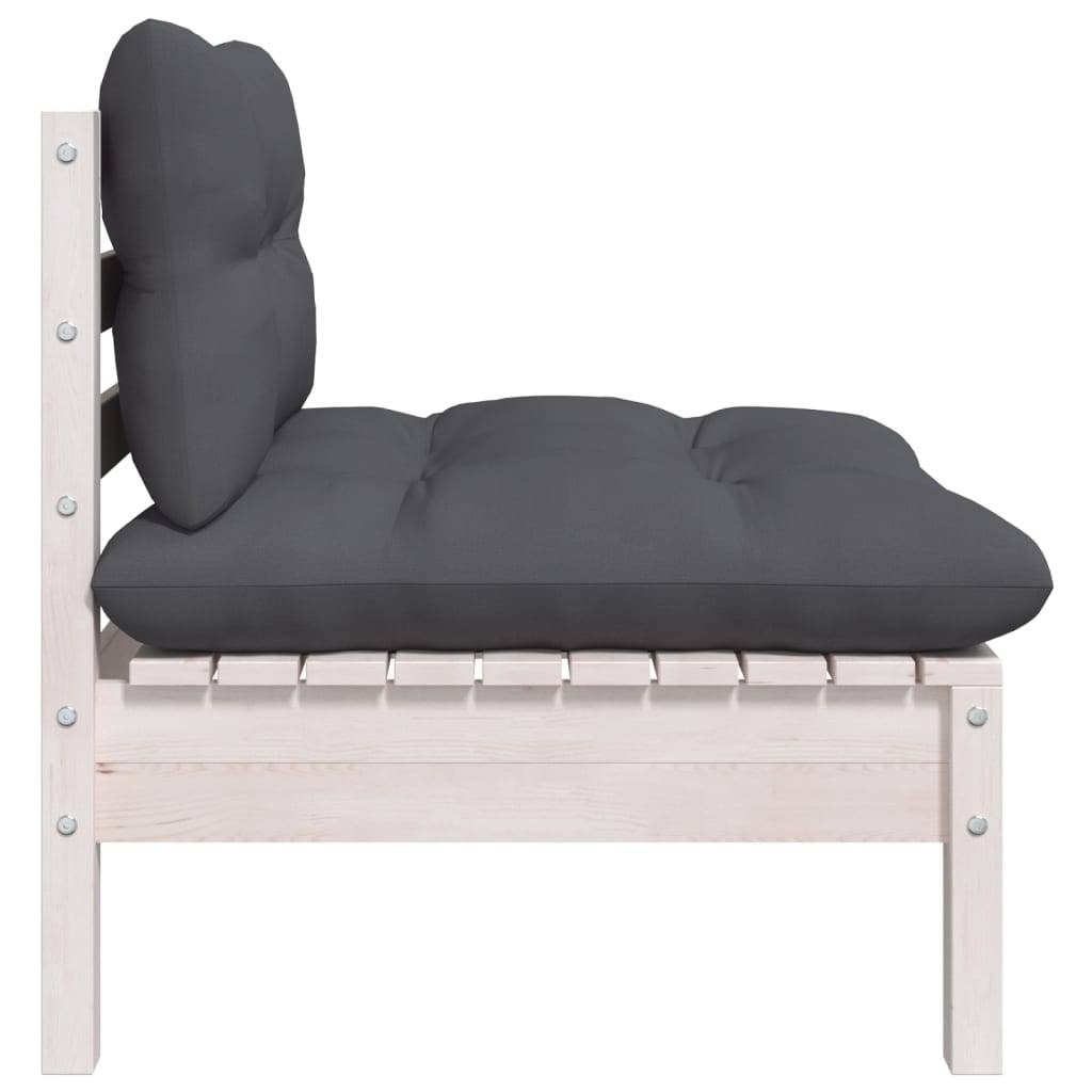 Prolenta Premium - Banc de jardin Blanc 64 X 64 cm - Prolenta Premium - Image 3