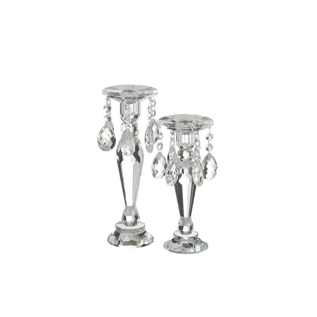 Chandelier Design en Cristal "Louise" 23cm Transparent - Image 3