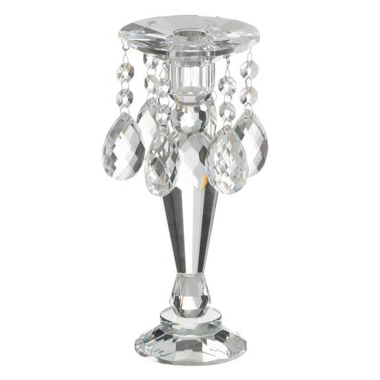 Chandelier Design en Cristal "Louise" 23cm Transparent - Image 1