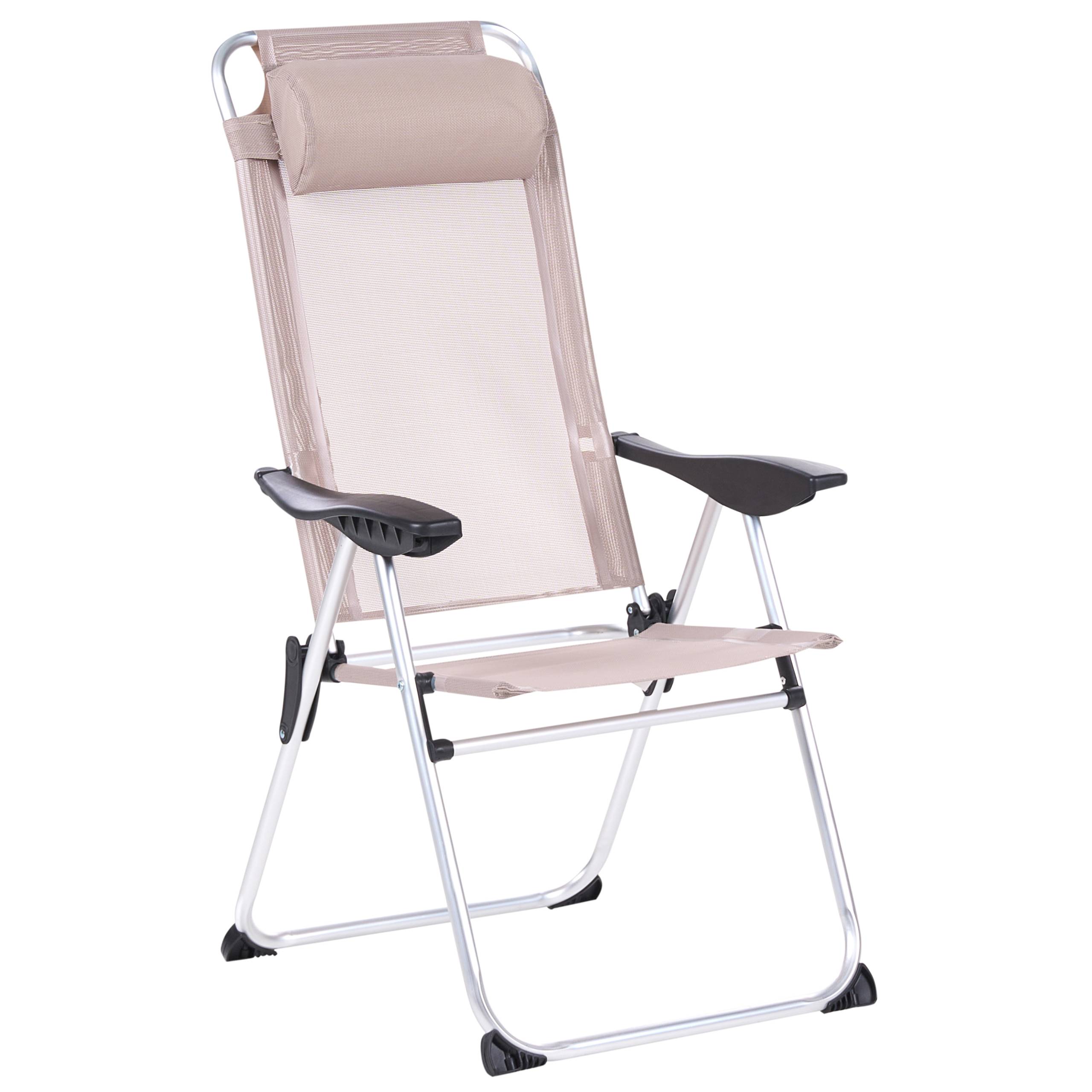Beliani - Chaise de jardin Aluminium Beige ASINE - Beliani - Image 5