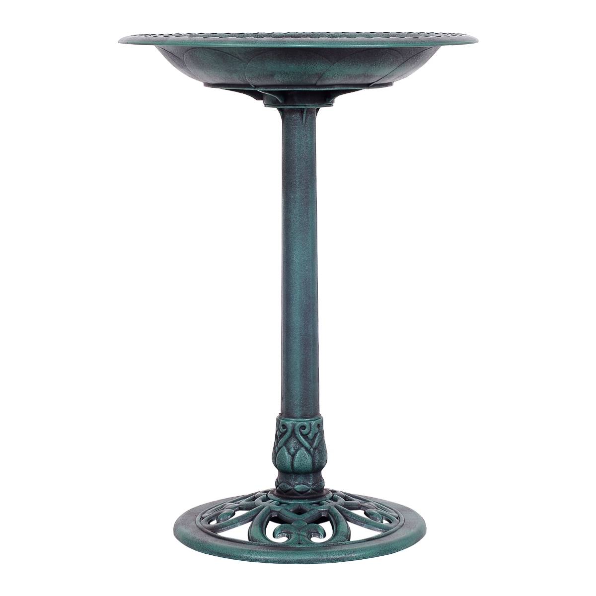 Maison Chic - Mangeoire à Oiseaux sur Pied Bain pour Attire Oiseaux avec Une Plateau 51x72cm Vert MAISON CHIC - Image 1