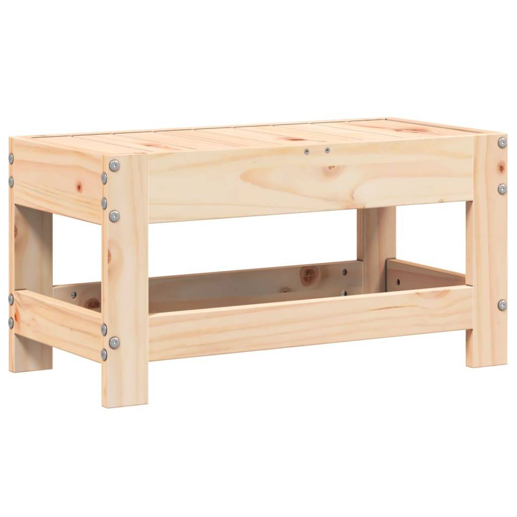 Vidaxl - Repose-pied de jardin 62x30x32 cm bois de pin massif vidaXL 844893 - Image 7