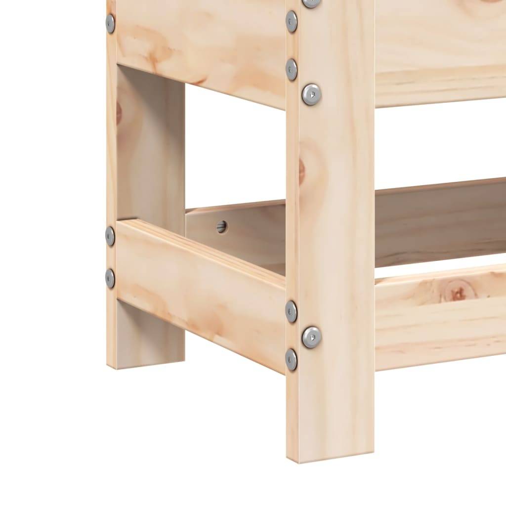 Vidaxl - Repose-pied de jardin 62x30x32 cm bois de pin massif vidaXL 844893 - Image 4
