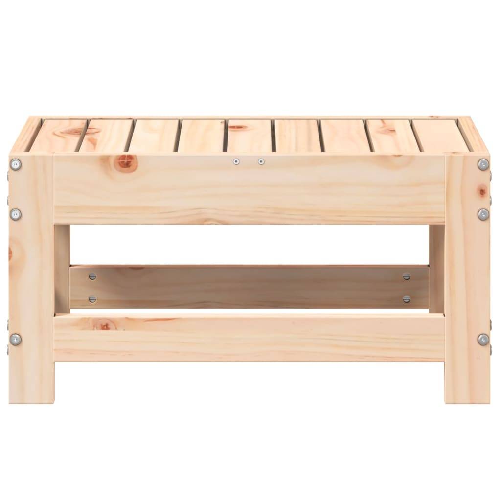 Vidaxl - Repose-pied de jardin 62x30x32 cm bois de pin massif vidaXL 844893 - Image 5