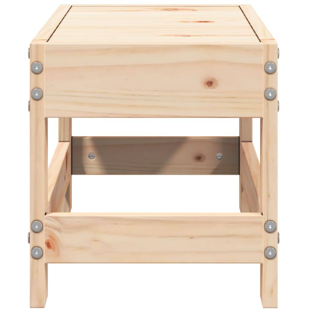 Vidaxl - Repose-pied de jardin 62x30x32 cm bois de pin massif vidaXL 844893 - Image 6