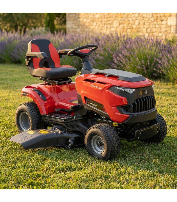 popster - Tondeuse autoportée thermique POPSTER 586 cm³, 108 cm de coupe, démarrage électrique -  LT1-108SH-L586
