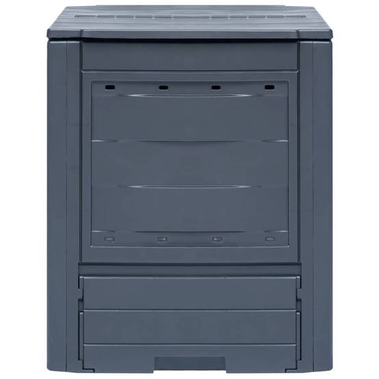 Bac à compost plastique gris 60 x 60 x 73 cm - PANGIVO - Image 2