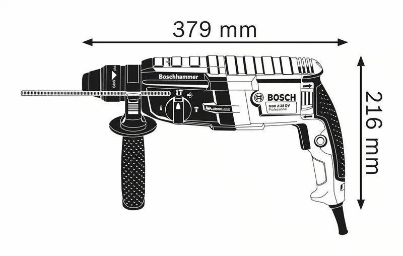 Bosch - Perforateur SDS Plus GBH 2-28 Pro BOSCH - 0611267500 - Image 2