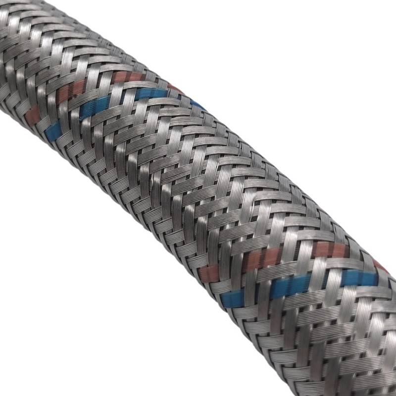 Flexible coudé Ø24mm raccordement Mâle droit 1'' - Femelle coudé 1'' Longueur 100cm - Image 2
