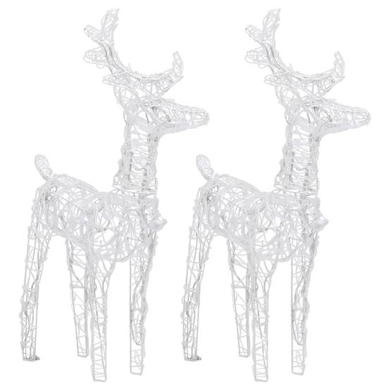 Renne et Traîneau Lumineux en Acrylique 320 LED Noël Extérieur Blanc Chaud – ComfortXL Outdoor Living - Image 5