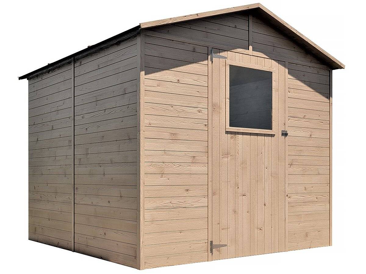 Abri De Jardin Bois 4,5 M² "aude" - 15 Mm -habitat Et Jardin - Image 1