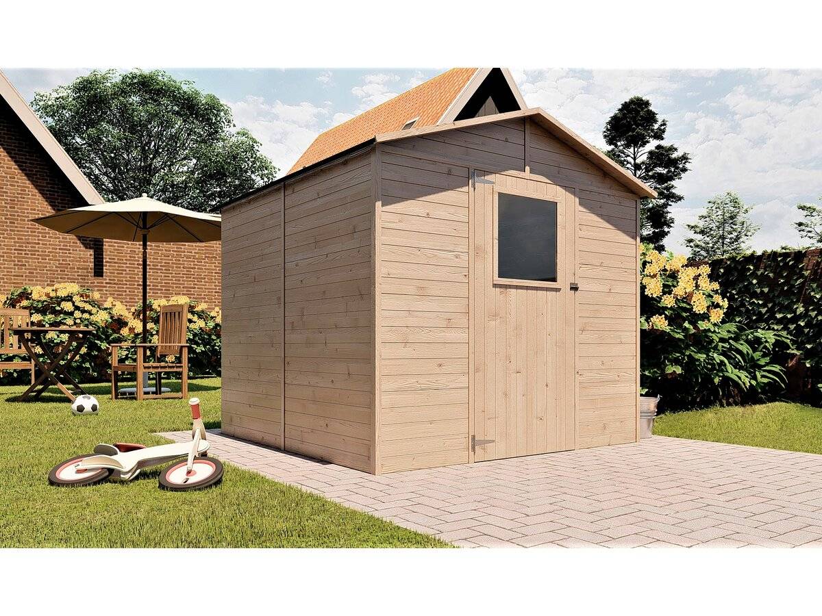 Abri De Jardin Bois 4,5 M² "aude" - 15 Mm -habitat Et Jardin - Image 4