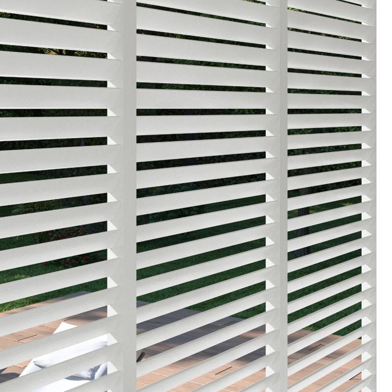 Ombrea - Panneau brise-vue horizontal 1M OMBREA VS - Blanc - Image 4