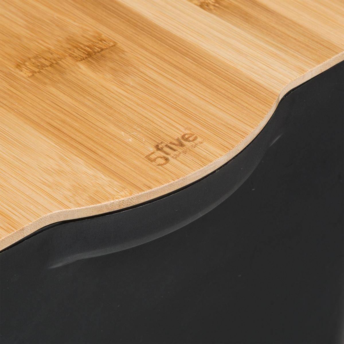Boîte de Rangement "Marco" 13L Noir & Naturel - Image 3