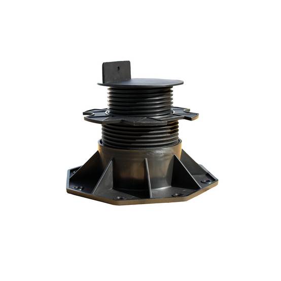 PLOT RÉGLABLE DE 60 À 138 MM POUR TERRASSE BOIS ET COMPOSITE - Coloris - Noir - Image 5