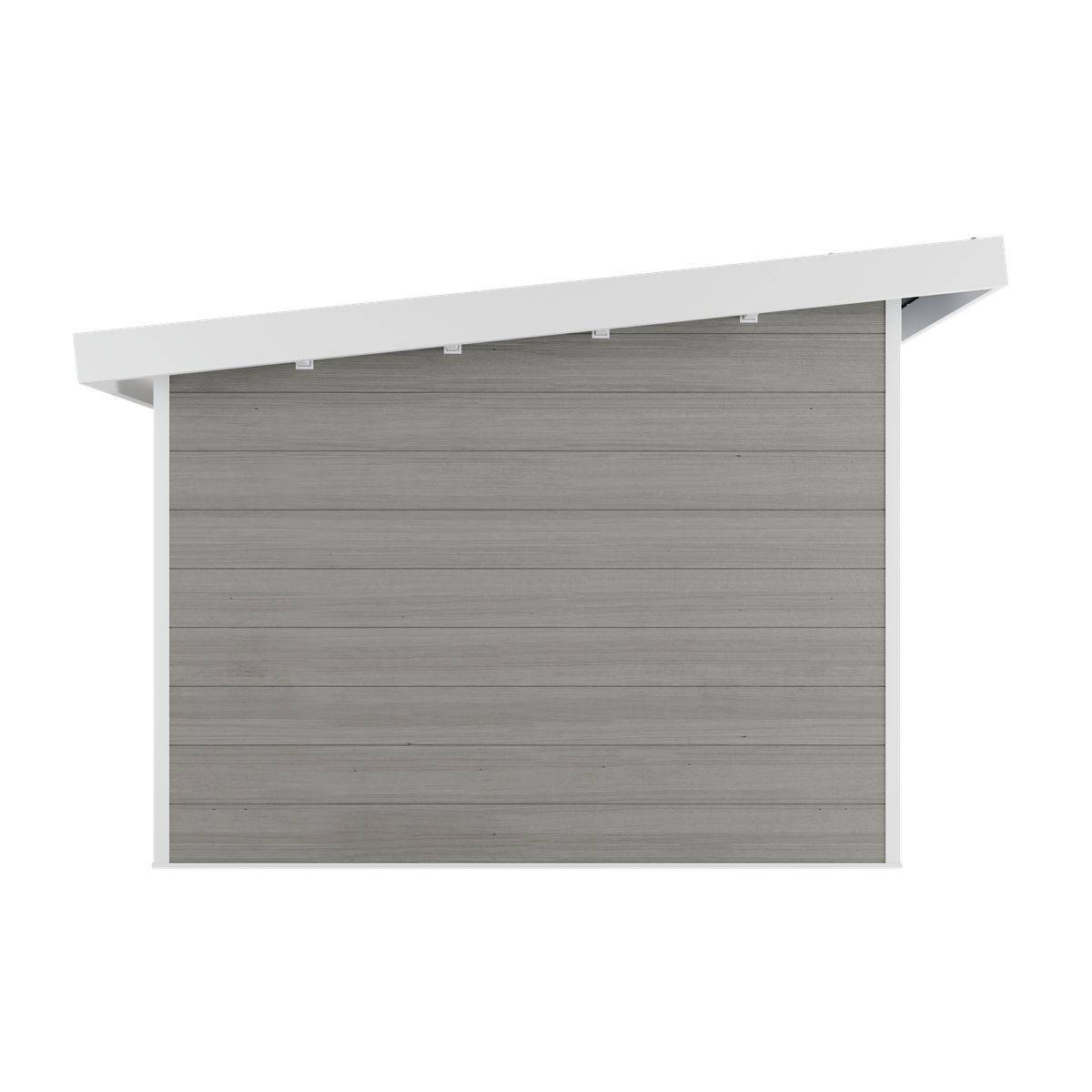 Direct Abris - Abri de Jardin Composite ALMA - 9m2 Gris clair - Cabane de Jardin - Image 5