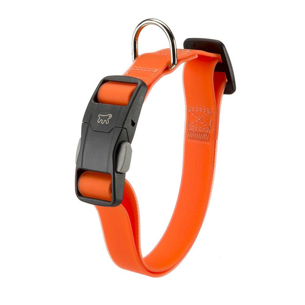 Ferplast - Collier pour Chiens EVOLUTION C25/70 avec Boucle Magnétique, Hypoallergénique, Lavable, Orange - Image 1