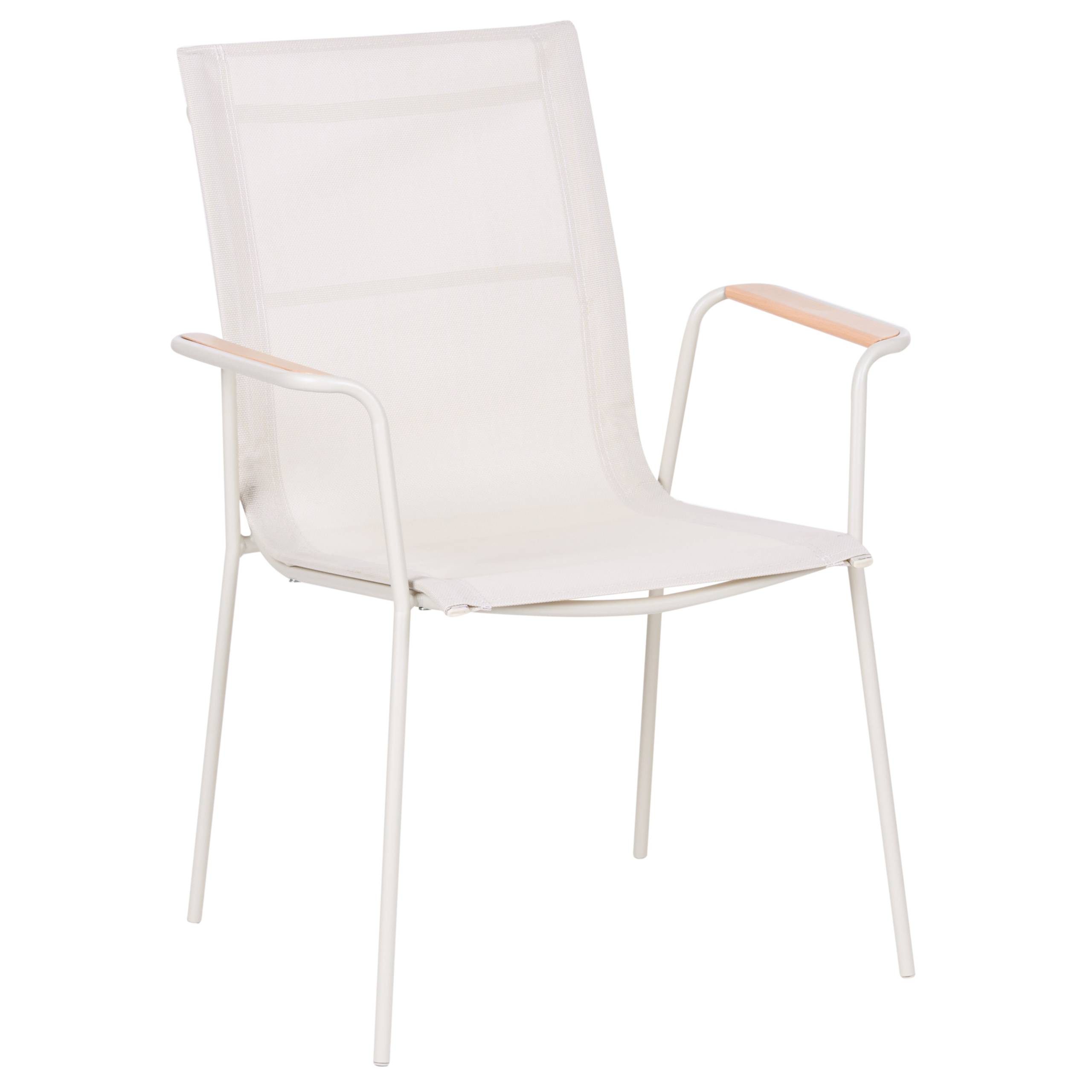 Beliani - Chaise de jardin Acier Beige clair CARAVINO - Beliani - Image 4