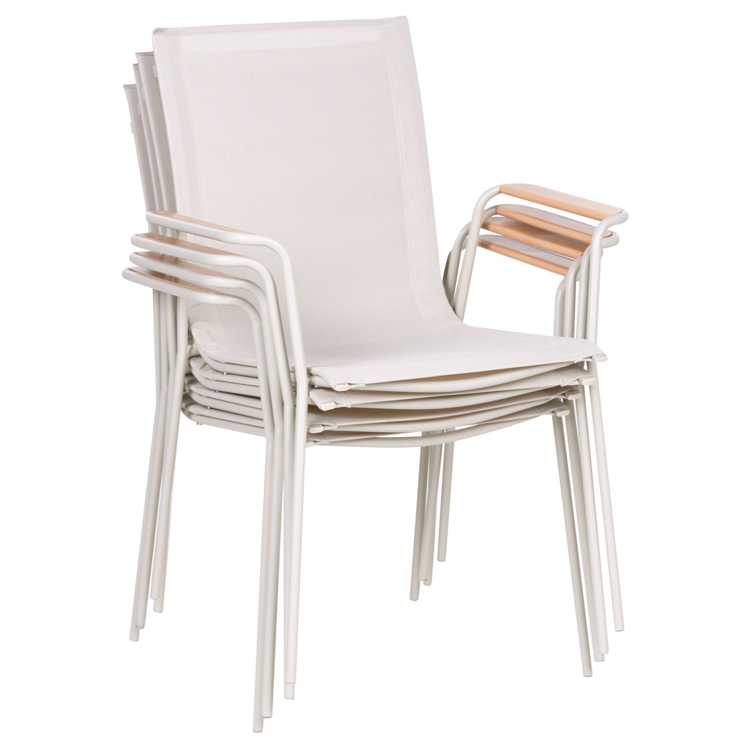 Beliani - Chaise de jardin Acier Beige clair CARAVINO - Beliani - Image 8