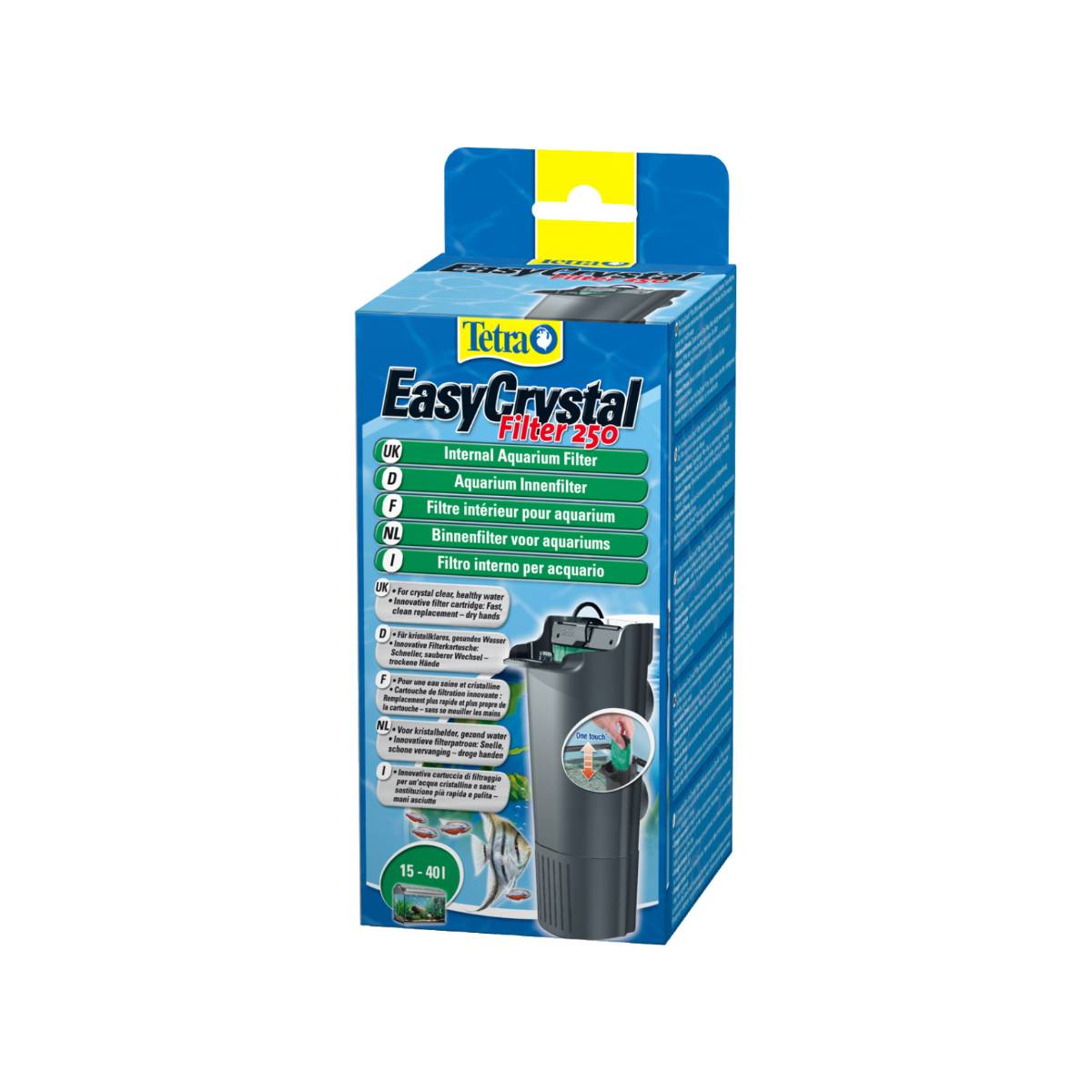 Tetra - Filtre d'intérieur aquarium Tetra Easycrystal Filter 250