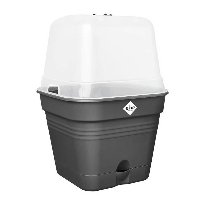 Elho - Elho Green Basics Pot De Cult Car Allin1 35 - Noir - ø 35 X H 29 Cm - Culture Et Récolte - 100% Recyclé - Image 1