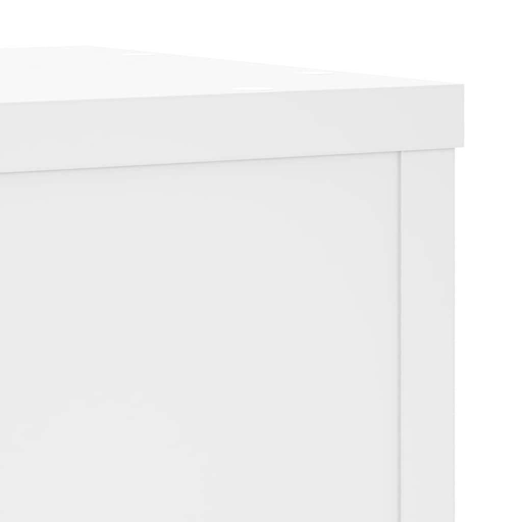 Vidaxl - Supports pour plantes 2 pcs blanc 20x20x30 cm bois d'ingénierie vidaXL 852897 - Image 7