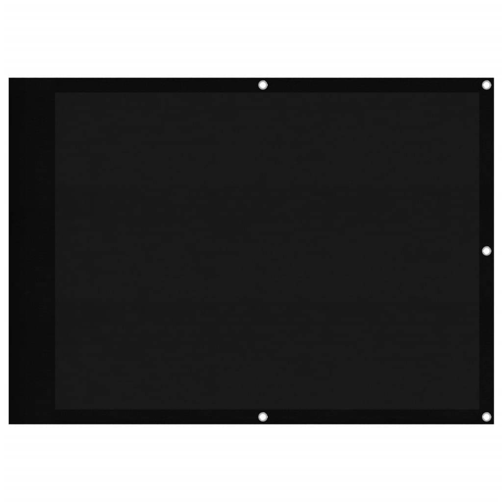 PANGIVO - Écran de balcon polyester oxford noir 75 x 700 cm - PANGIVO - Image 2