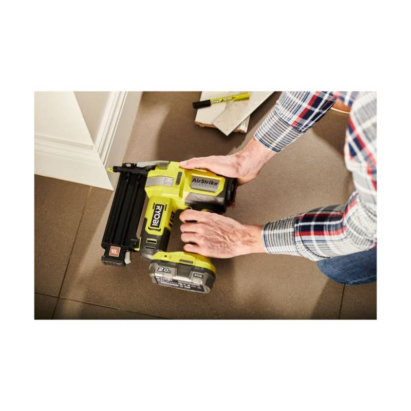 Ryobi - Pack RYOBI Cloueur d'assemblage air comprimé 18V One+ R18GN18-0 - 1 Batterie 2.5Ah - 1 Chargeur rapide RC18120-125 - Image 3