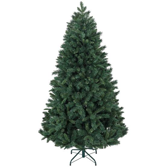 Sans Marque - Sapin Noël Artificiel 180 cm support acier pliable 1061 branches vert - Image 2