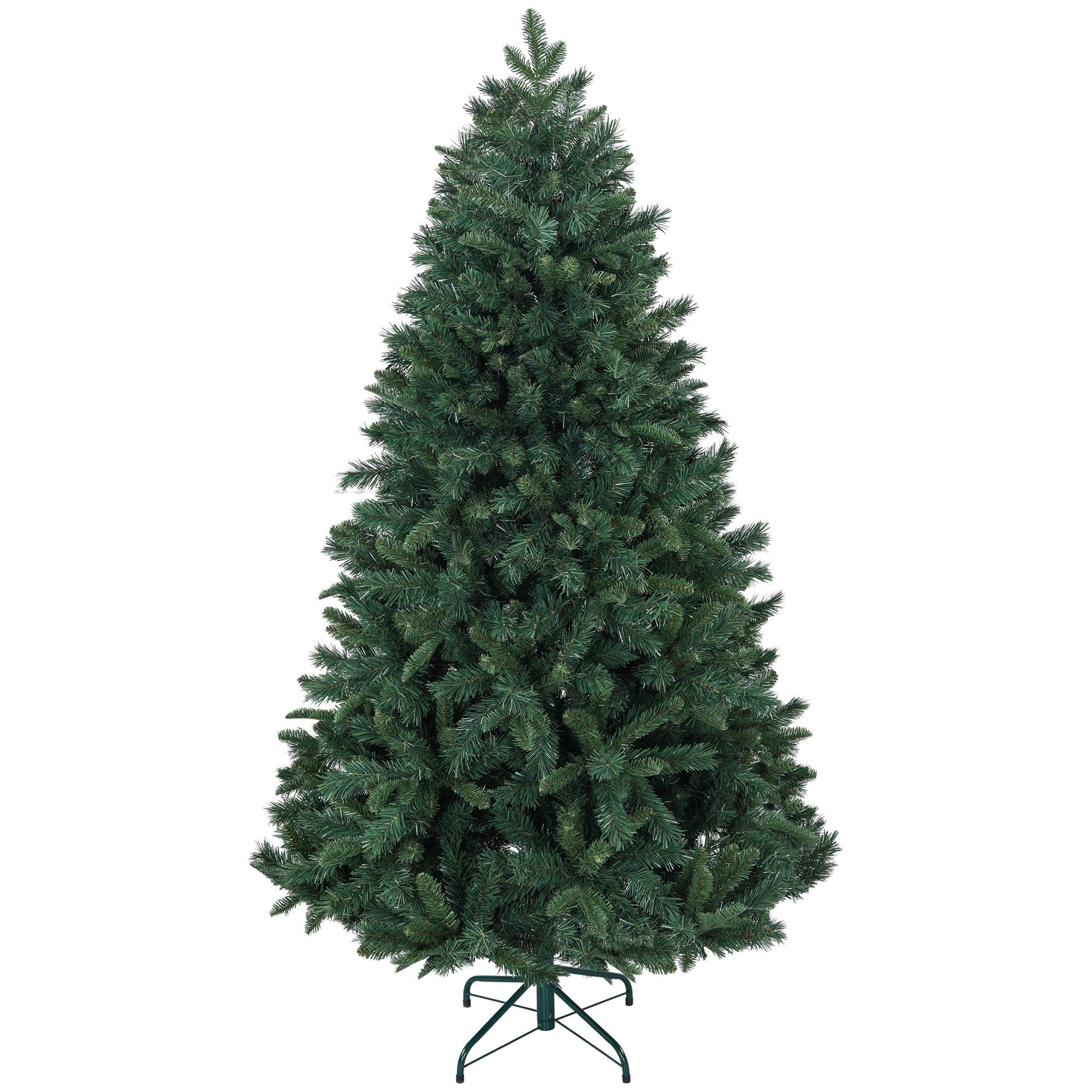 Sans Marque - Sapin Noël Artificiel 180 cm support acier pliable 1061 branches vert - Image 2