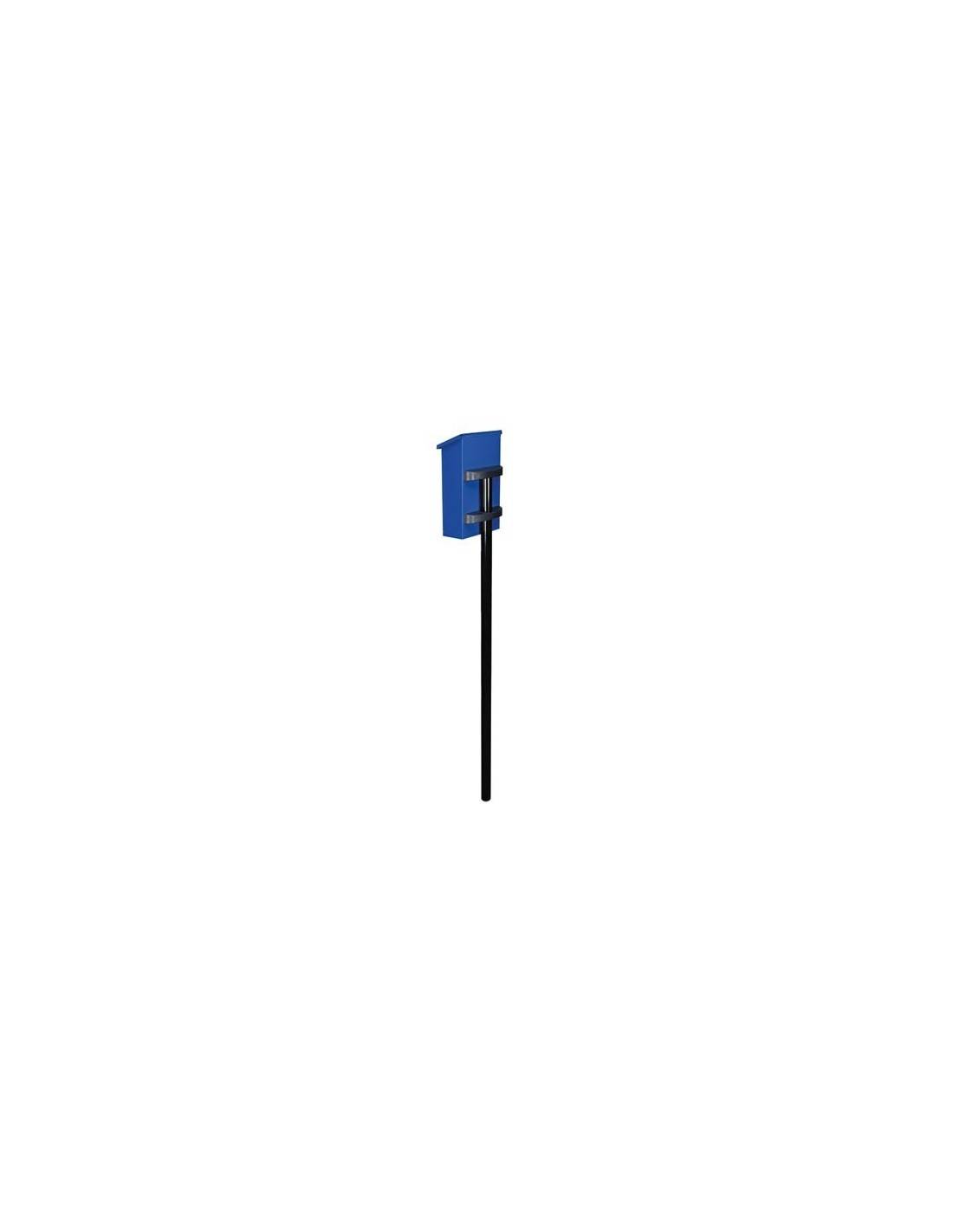 Support Pour Boite Aux Lettres - Noir