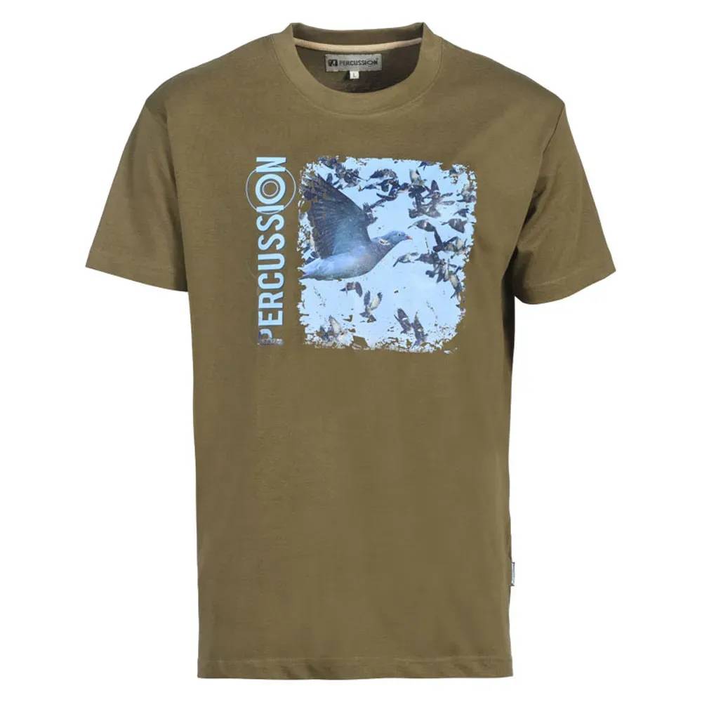 T-shirt Palombe 100% coton 180g/m² col rond manches courtes Percussion Taille 3XL - Image 2